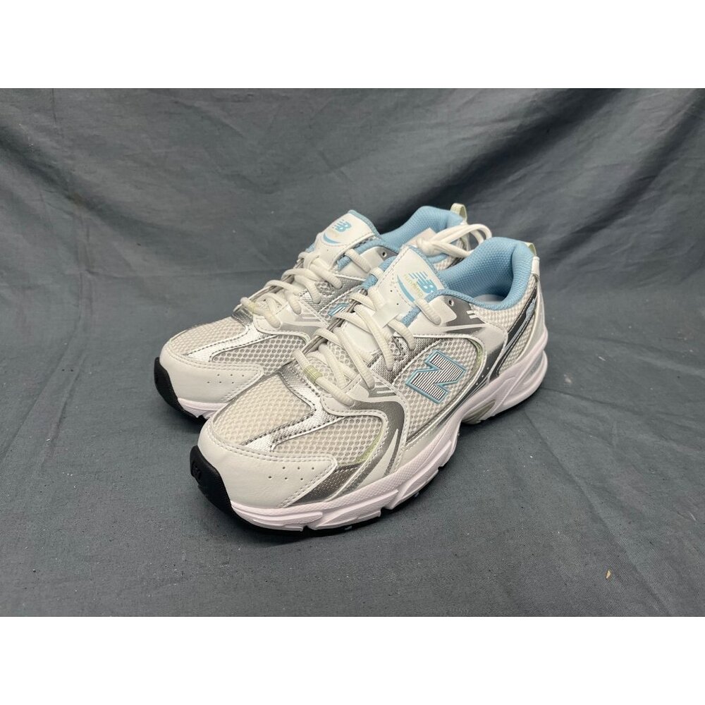 New Balance Boys 530 Athletic Sneakers PZ530GB White Blue Size 13 NEW IN BOX! - Picture 4 of 11